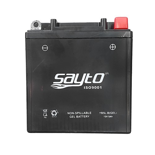 Bateria para motocicleta YB5L-B Gel Sayto