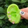 Aretes Corazon Chapa de Oro Az280