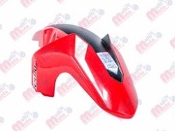 [F16010109] SALPICADERA DELANTERA NEGRO/ROJO GS150