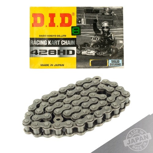 Cadena para motocicleta 428HD x 60L DID Reforzada Especial Go Kart Shifter