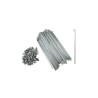 Rayos para motocicleta 9G x 217mm con niple (3.45mm) (144 piezas) reforzado