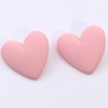 Aretes Corazon Rosa 1AA2