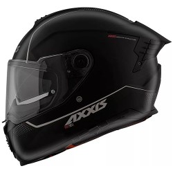 Casco integral para motociclista Hawk Solid A1 negro brillante talla L Axxis