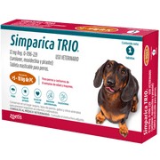 Simparica Trio 1 Masticable 12mg 5 a 10 kg
