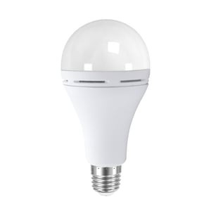 Foco de Emergencia Recargable A19 LED 9 W, Luz Cálida Brillante, Base E27, Portátil