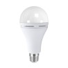 Foco de Emergencia Recargable A19 LED 9 W, Luz Cálida Brillante, Base E27, Portátil