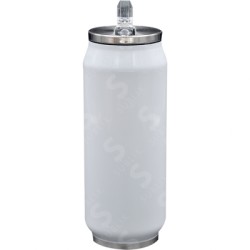 Lata de Acero 450ml Tipo Refresco Blanco Color Make