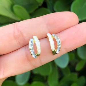 Aretes Dorados Chapa de Oro   1o3