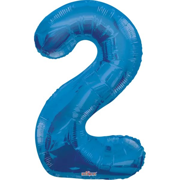 GLOBO 2 AZUL 34"