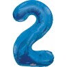 GLOBO 2 AZUL 34"
