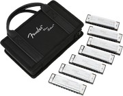 Harmonica Fender Blues Deluxe, Pack of 7, Con Estuche