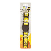 Collar Ajustable Nylon con Liston Bordado Talla L
