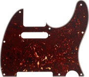 Pickguard, Telecaster 8-Hole Mount, Tortoise Shell, 4-Ply