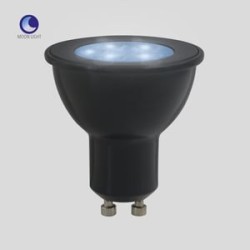 Foco GU10 LED 6W, Luz de Luna Color Azul, Base GU10, IP65, No atenuable