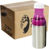 Botella de acero 500ml Blanca Cuello de plástico (Caja de 50) Color Make