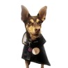 Impermeable para perro mediano Para Lluvia Azul Marino Talla M