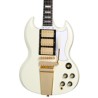 Guitarra Eléctrica Epiphone Les Paul SG Custom con Maestro Vibrola, Classic White, Inspired by Gibson Custom