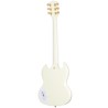 Guitarra Eléctrica Epiphone Les Paul SG Custom con Maestro Vibrola, Classic White, Inspired by Gibson Custom