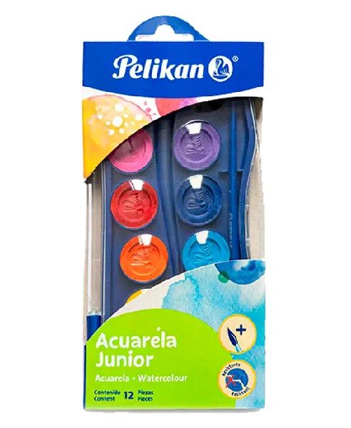 ACUARELA PELIKAN JUNIOR C/12