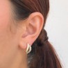 Aretes Dorados Chapa de Oro 1o3