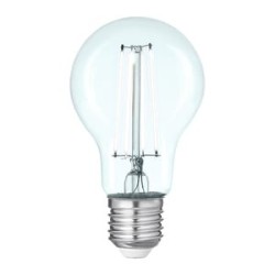 Foco A19 LED Filamento 8 W IRC 90, Luz de Día, Base E27, Atenuable