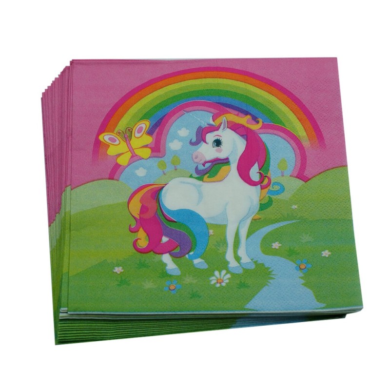 Servilleta unicornio.