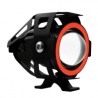 FARO LED AUXILIAR RASEN LED-13052W-BU PROTECTOR CON OJO ANGEL AZUL LUZ BLANCA ALTA/BAJA ESTROBO