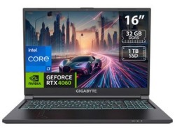 Laptop Gamer Gigabyte G6: Procesador Intel Core i7 13620H (hasta 4.9 GHz), Memoria de 32GB DDR5, SSD de 1TB, Pantalla de 16" LED