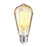 Foco Vintage LED Inteligente ST64 WiFi 5.5 W, Luz Blanca Dinámica, Base E27, Atenuable, Compatible con App móvil y Asistentes de