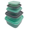 Juego de 5 Tuppers Multitamaño