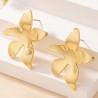 Aretes Flor Dorada Metal C609