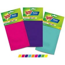 PAÑO DE MICROFIBRA, COLORES SURTIDOS, 3M