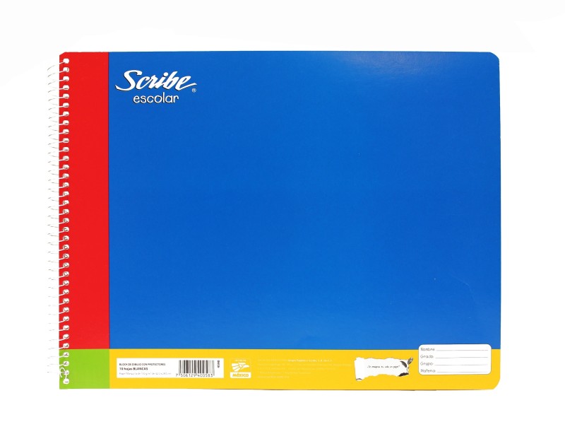 BLOCK DIBUJO C/PROT. SCRIBE 4590 10H. 32X24.5CM. C.(48)