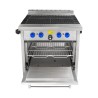Estufa Comercial Extrapesada de 4 Quemadores y Horno