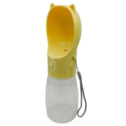 Botella de Agua Portátil con Bebedero para Mascotas
