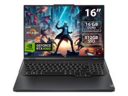 Laptop Gamer Lenovo Idea Legion 5 Pro: Procesador AMD Ryzen 7 7745HX (hasta 5.1 GHz), Memoria de 16GB DDR5, SSD PCIe M.2 de 512G