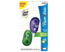 CORRECTOR CINTA I-MICRO LIQUID PAPER 2PZ-LIQUID PAPER-CORRECTOR