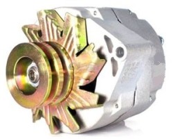 ALTERNADOR (ALT02) ALT. DELCO REMY POLEA DOBLE RECO. OEM 1100843 10DN MOD. 63-75 APLICACIÓN: CAMARO CAPRICE CHEVELLE IMPALA MONT