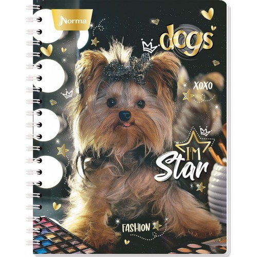 CUADERNO FRANCES DOGS RAYA 100HJS-NORMA-BLOCK O CUADERNOS