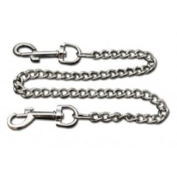 Cadena 38 cm, 1.8 mm Ø, niquelada, 2 ganchos grandes  | 4.1814 :
