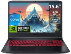 Laptop Gamer Acer Nitro 5: Procesador Intel Core i5 10300H (hasta 4.5 GHz), Memoria de 8GB DDR4, SSD de 256GB, Pantalla de 15.6"