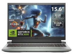 Laptop DELL G5 5515: Video GeForce RTX 3050, Procesador AMD Ryzen 5 5600H (hasta 4.20 GHz), Memoria de 8GB DDR4, SSD de 512GB, P