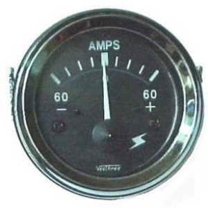AMPERIMETRO (HDAMV3) AMPERIMETRO 60 X 60 BORNES GRUESOS V3 CALIDAD VDO
