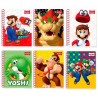 CUADERNO PROFESIONAL PASTA SEMI RIGIDA MARIO BROS CUADRO GRANDE 100H-SCRIBE-BLOCK O CUADERNOS