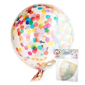 GLOBO NO 36 TRANSPARENTE-PAYASO-GLOBO