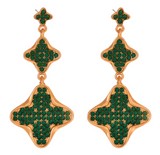 Aretes Gran Verde Brillante 1o6