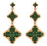 Aretes Gran Verde Brillante 1o6
