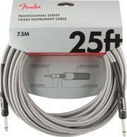 Cable Fender Professional Series ,25', White Tweed