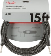 Cable Fender Professional Series Instrument , 4.5m , Gray Tweed