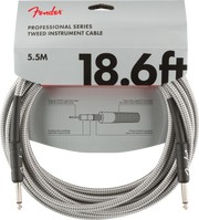Cable Fender Professional Series, 18.6', White Tweed (5.5m)